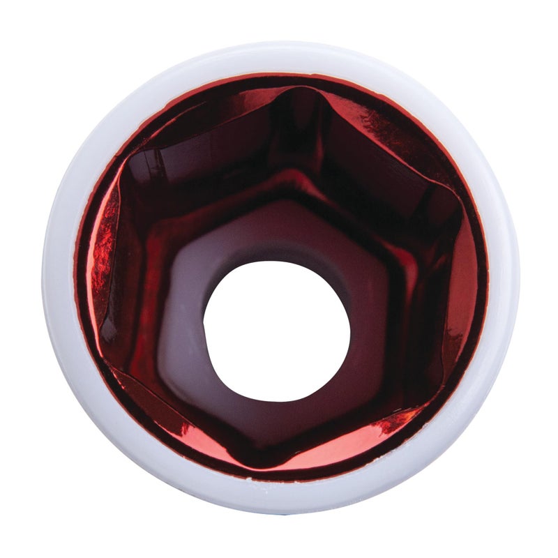 Performance Tool W32925 Performance Tool 1/2-Inch Impact Drive 21mm Thin Wall Socket , Red - Image 2